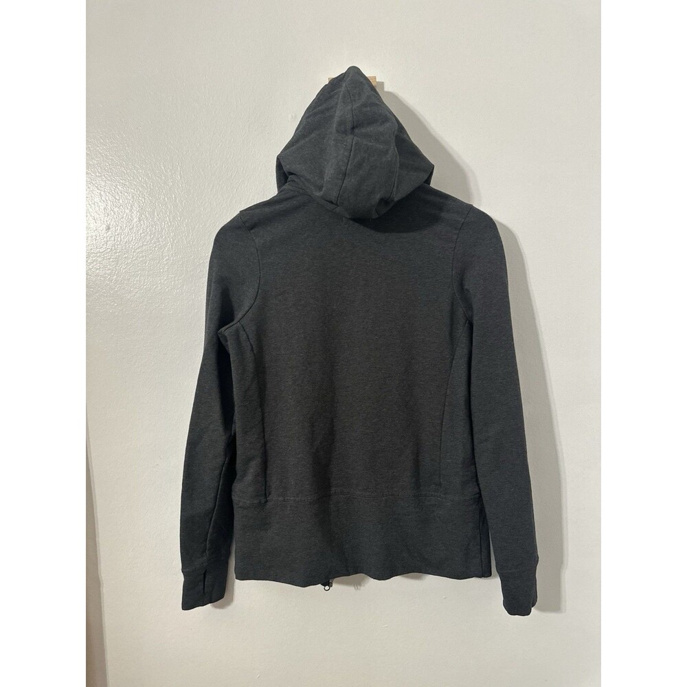 Pact Women’s Organic Cotton Zip Up Hoodie Jacket Thumb Holes Grey XS - Picture 7 of 7